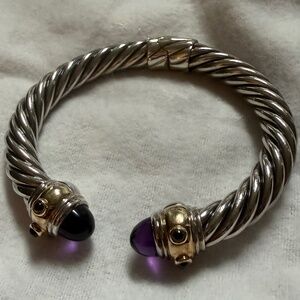 David Yurman 10MM Amethyst Renaissance Bracelet